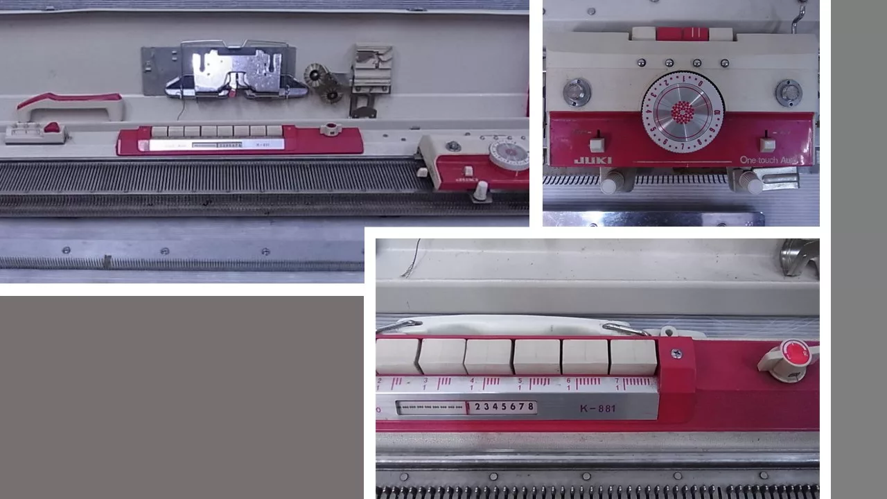 JUKI K881, One Touch Auto S, knitting machine