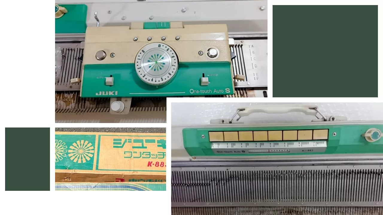 JUKI K-883, One Touch Auto S knitting machine.