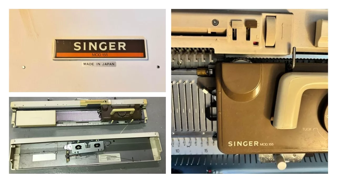 Singer mod. 155 knitting machine