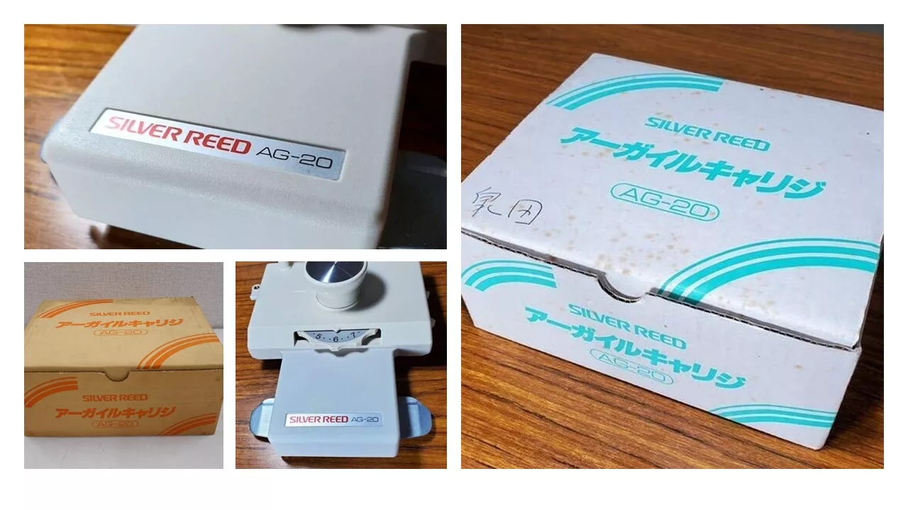 Silver Reed AG-20 intarsia carriage