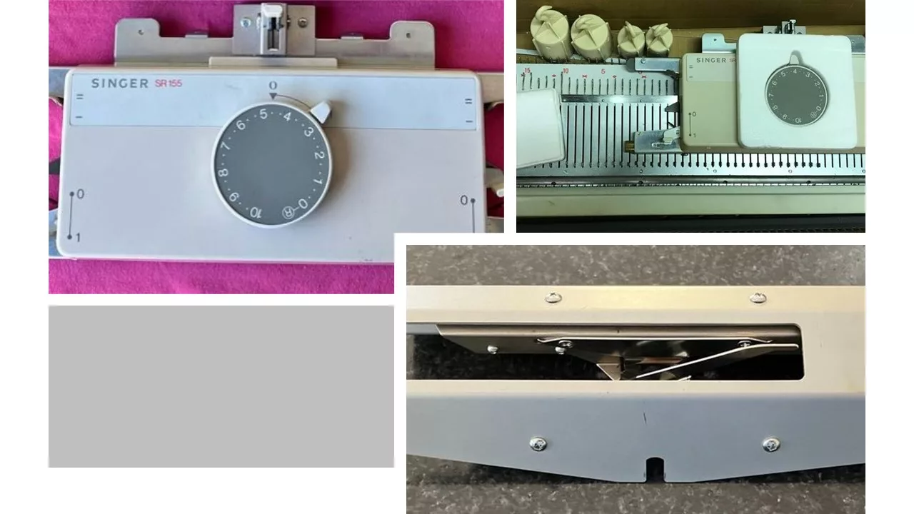 Singer SR155 ribbing attachment