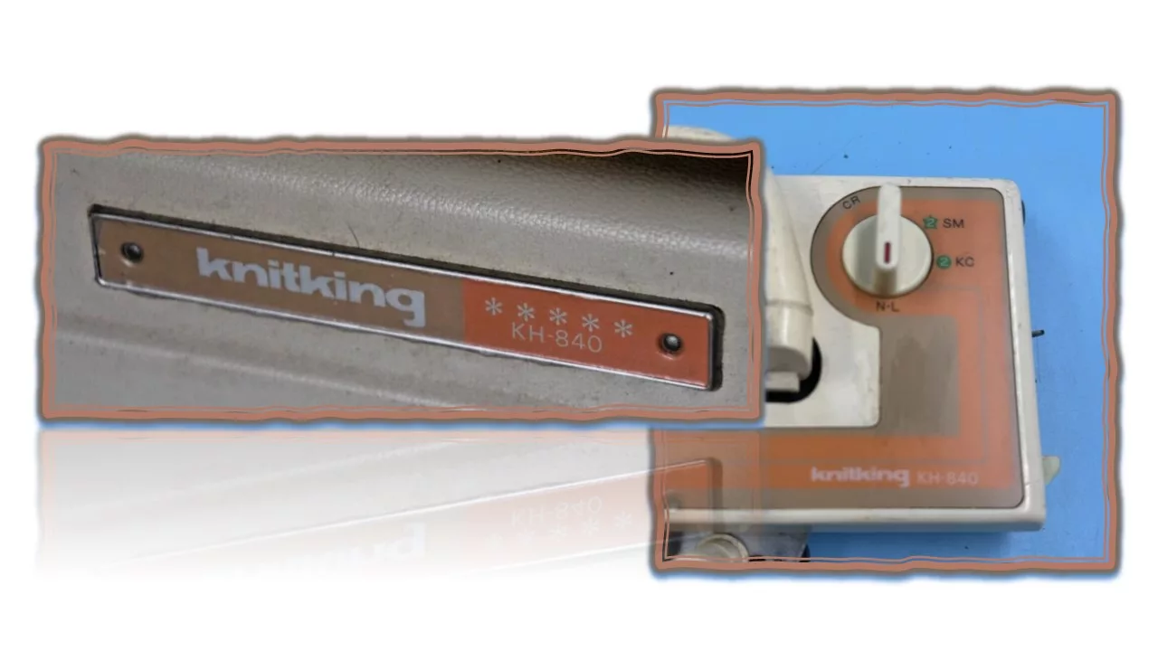 Knitking KH840 knitting machine…