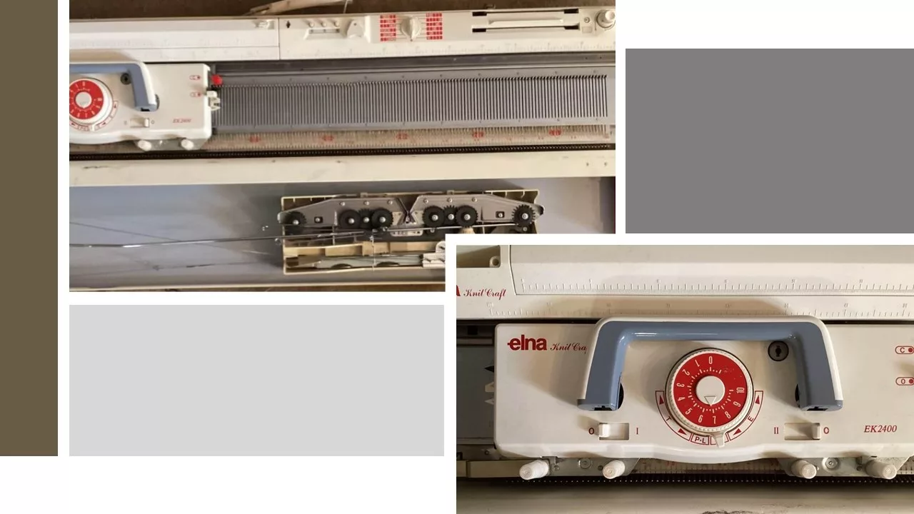 Elna EK2400 knitting machine